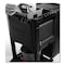 Rubbermaid Commercial Executive Janitorial Cleaning Cart, Plastic, 4 Shelves, 1 Bin, 21.75" x 46" x 38.38", Black 1861430 - alternate 5